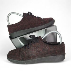 Miista London Sparkle Designers Fashion Sneakers Red / Black Women's 7/37